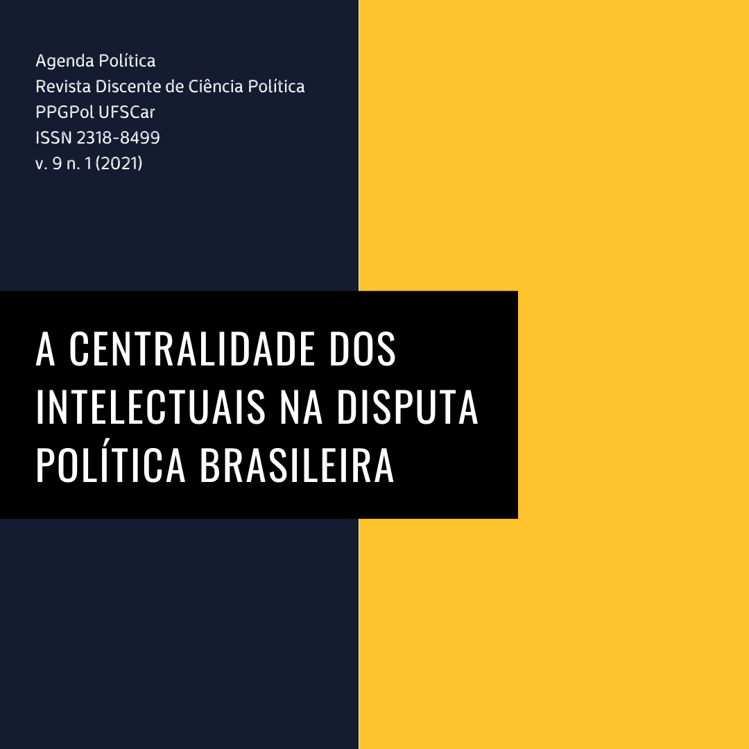 					Visualizar v. 9 n. 1 (2021): A centralidade dos intelectuais na disputa política brasileira
				