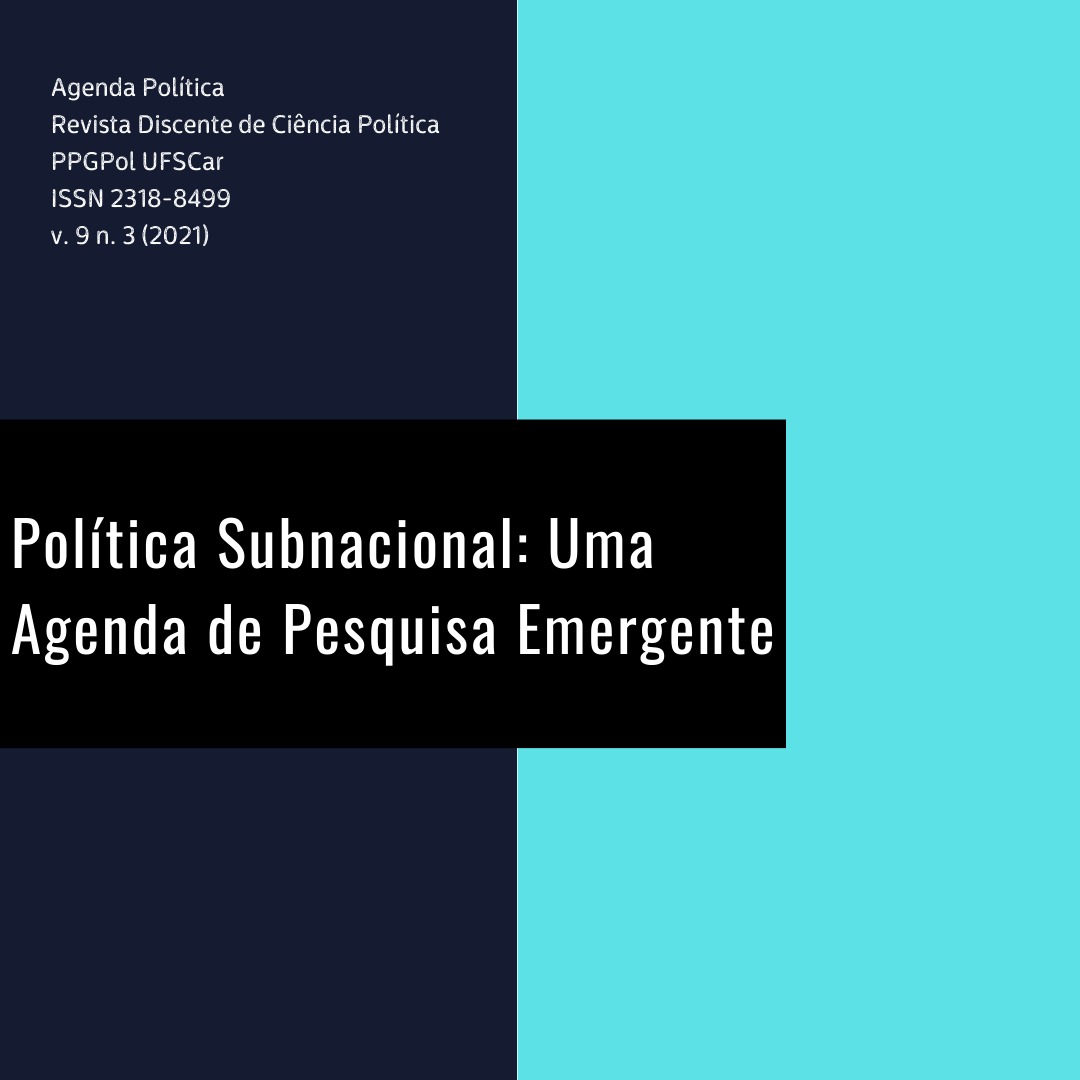 					Visualizar v. 9 n. 3 (2021): Política Subnacional: Uma Agenda de Pesquisa Emergente
				